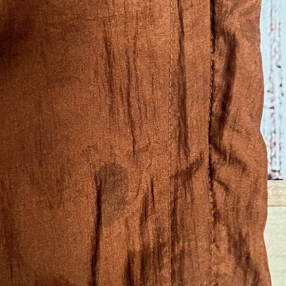 Vintage Champion Joggers Tracksuit Sweatpants Mens S Small Side Zipper Rust/Pink - Picture 12 of 12